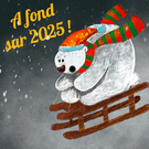 À fond sur 2026 avec un ours en neige !